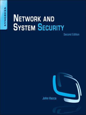 cover image of Network and System Security
